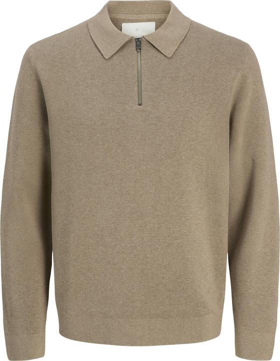 Actual product image Jack & Jones Jprblamilano Stitch Knit Zip Polo Sn (XL)