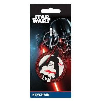 Pyramid, Schlüsselanhänger, Star Wars Porte-clés Caoutchouc Darth Vader & Storm Trooper 6 Cm, Mehrfarbig