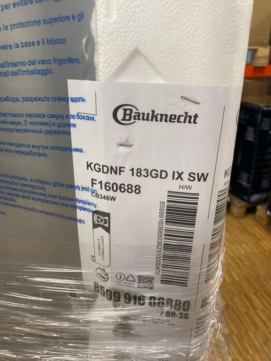 Image du produit Bauknecht KGDNF 183GD IX SW (323 l)