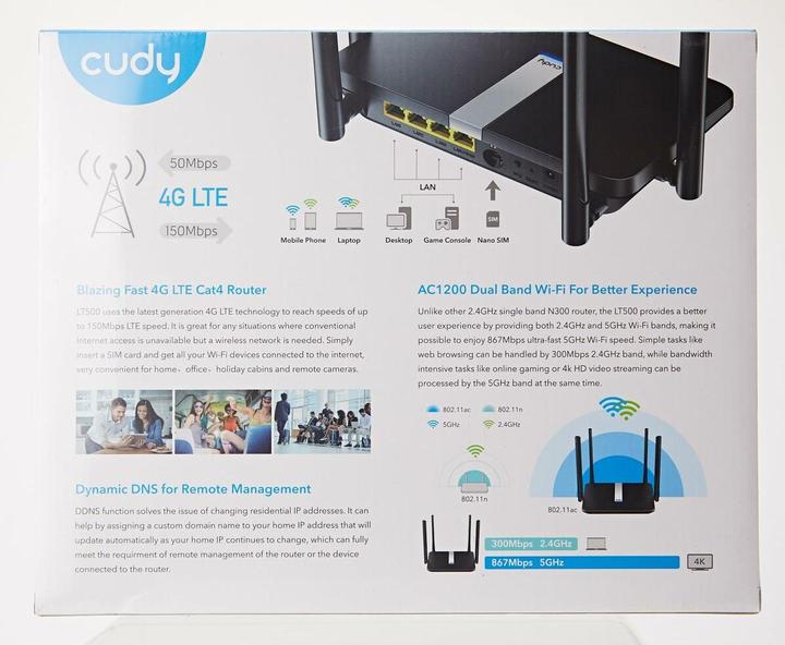 Actual product image Cudy LT500