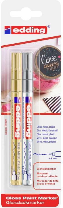 Produktbild Edding 780 Glanzlack-Marker (2x)