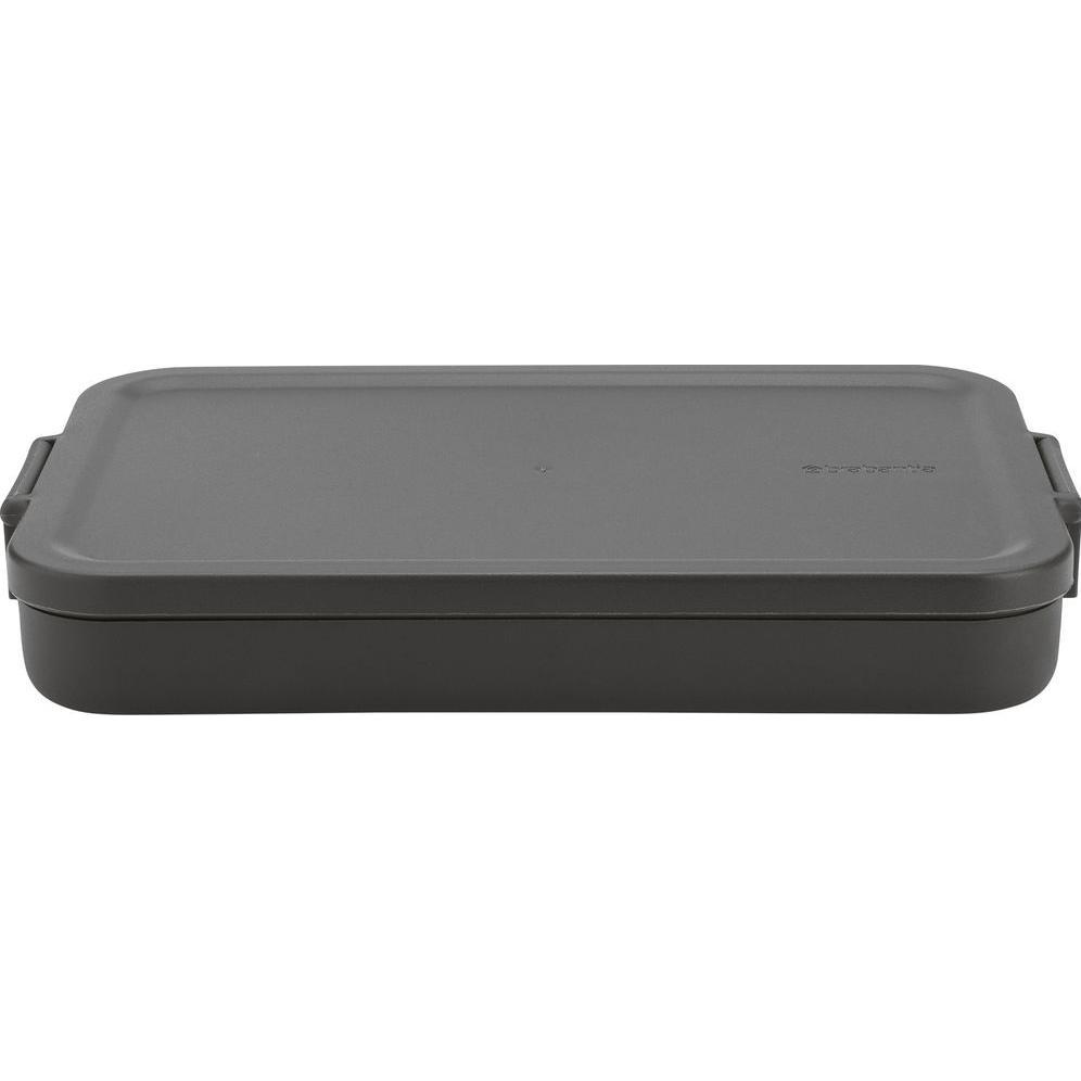 Thumbnail - Brabantia Lunchbox Make & Take 25.5 x 16.6 x 3.7 cm, Dunkelgrau, Lunchbox, Grau