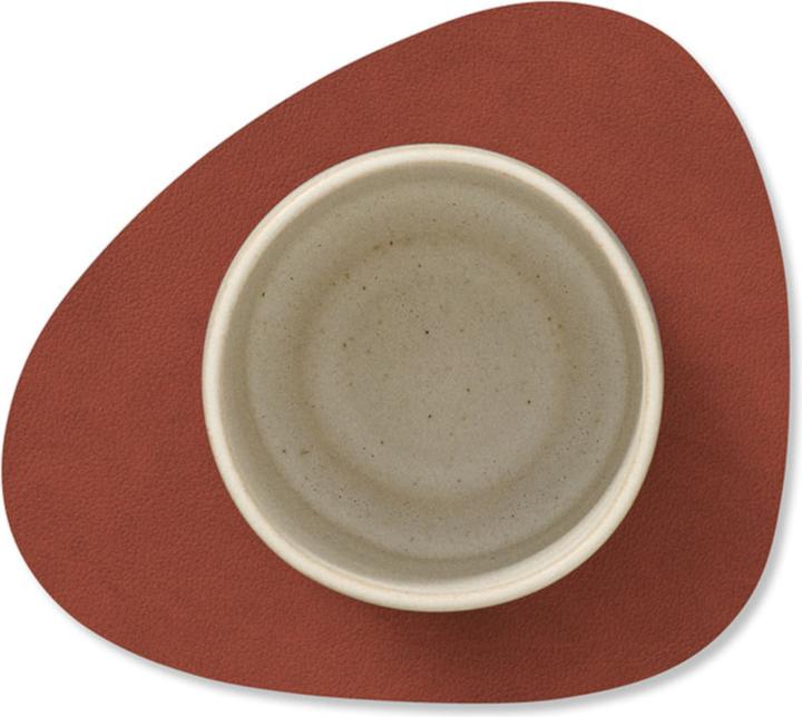 Actual product image Lind DNA Glass Coaster Curve Nupo Sienna 11x13cm (1 x, Glass coaster)