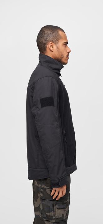 Produktbild Brandit Fleece Ripstop Outdoorjacke Grösse XXL Farbe Schwarz (XXL)