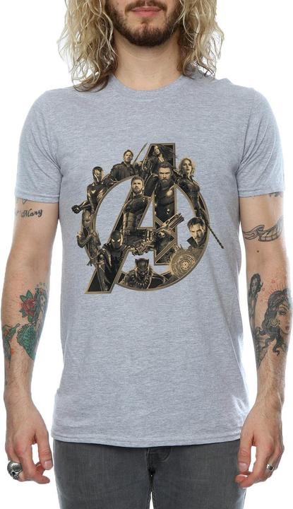 Produktbild Avengers Infinity War Charakter TShirt (L)