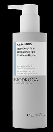 Immagine prodotto Biodroga Fluido detergente 200ml Detergente per il viso Detergente per i pori Lavaggio del viso amico della (Lozione detergente, 200 ml)