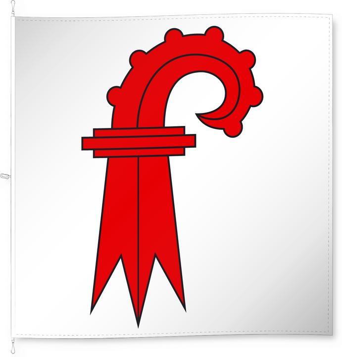 Actual product image Alpenfahnen Basel countryside (200 x 200 cm)