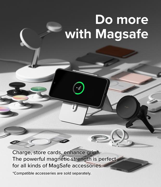 Actual product image Ringke Case for Galaxy S24 SILICONE MAGNETIC BLACK (Samsung Galaxy S24)