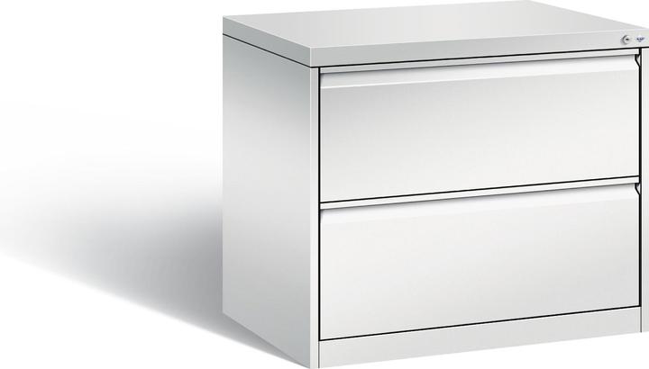 Immagine prodotto C+P Classificatore per cartelle sospese ACURADO, 2 corsie, 2 cassetti, grigio (79 x 59 x 73,5 cm)