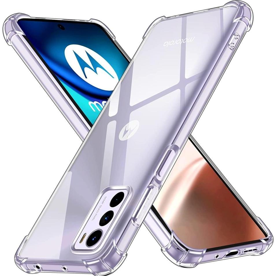 Thumbnail - Screenguard Motorola Moto G42 Hülle Crystal Soft Airbag Bumper (Motorola Moto G42), Smartphone Hülle, Transparent