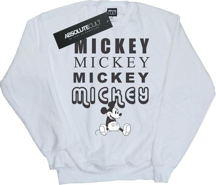 Actual product image Disney Boys Mickey Mouse Sitting Sweatshirt (116)