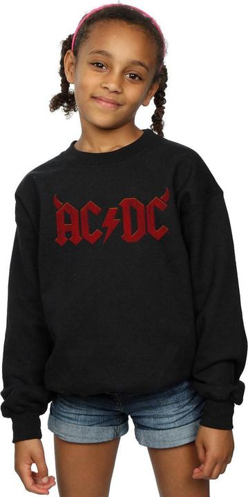 Actual product image AC/DC Girls Horns Logo Sweatshirt (104)