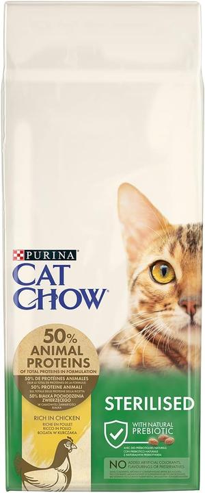 Purina CAT CHOW Adult Sterilised 15kg (Senior, 15000 g)