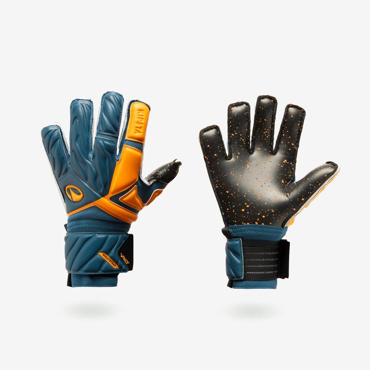 Produktbild Kipsta Junior Goalkeeper Gloves F500 - Blue/Orange (5)