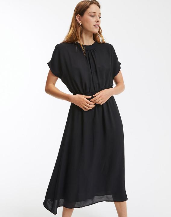 Image du produit La Redoute Collections Maxi-robe évasée avec taille smockée (44)