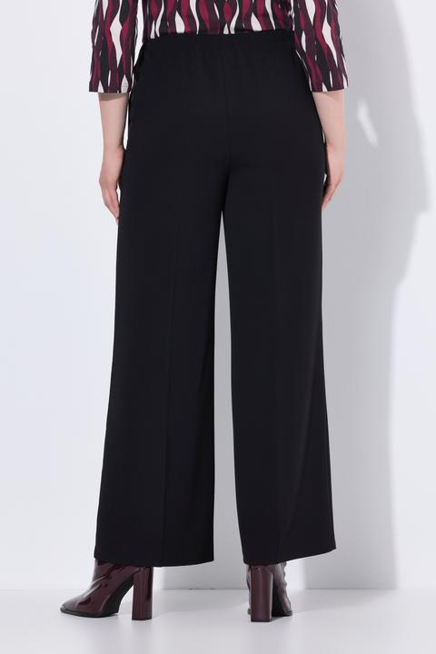 Immagine prodotto Ulla Popken Pantaloni modello Mary con pieghe, taglio della gamba ampio e cintura comfort (48)