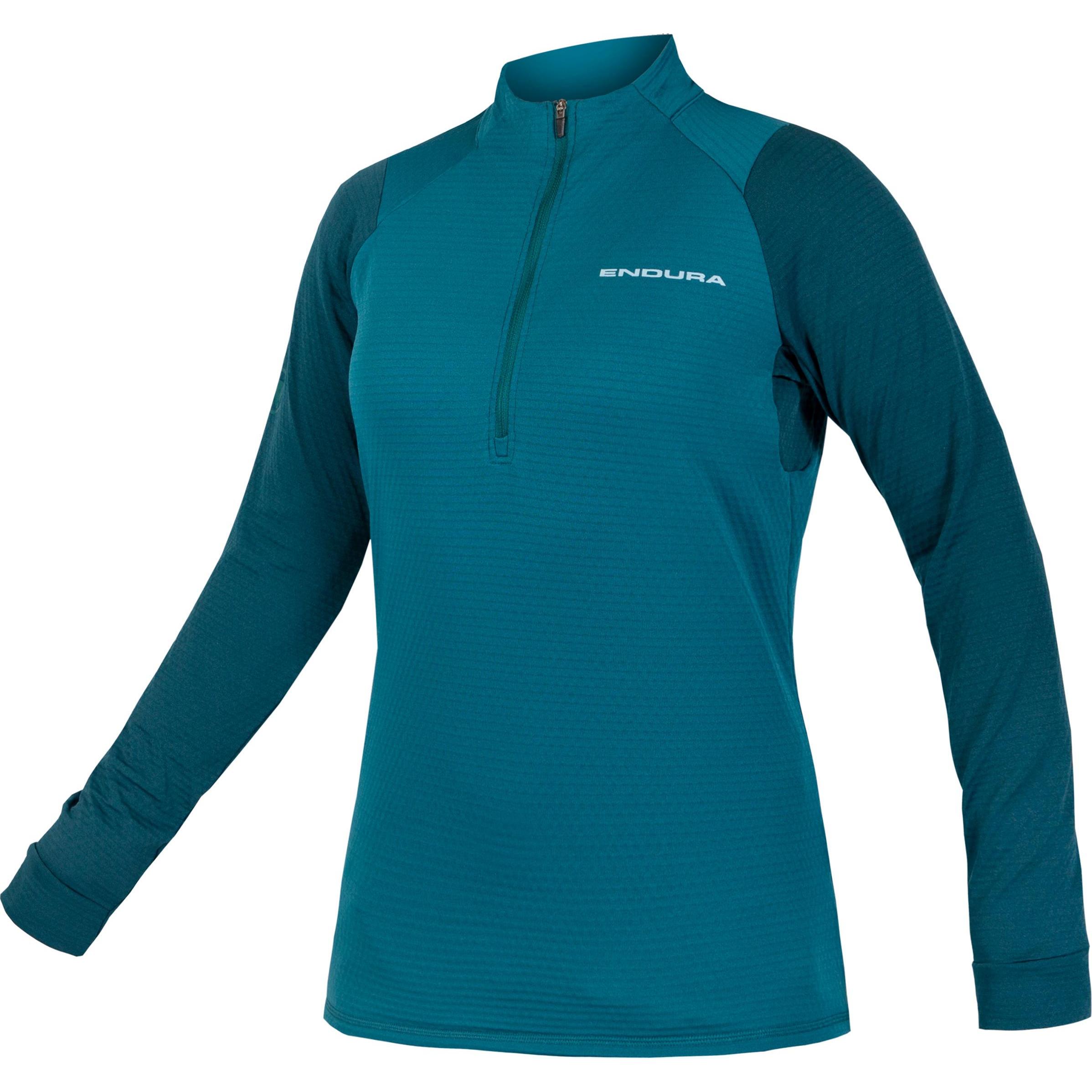 Endura, Damen, Velotrikot, Damen Singletrack Fleece (L), Grün, L