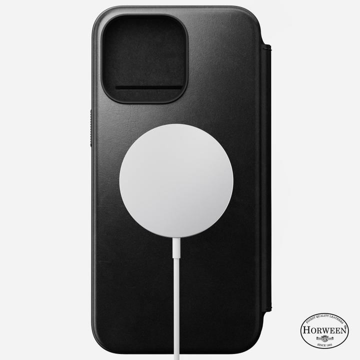 Produktbild Nomad Modern Horween Leather Folio iPhone 15 Pro Max (Apple iPhone 15 Pro Max)