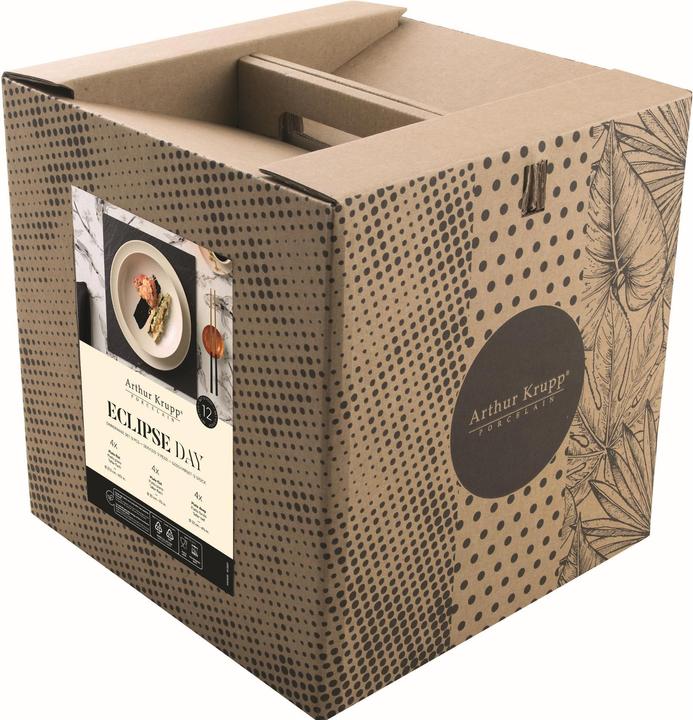 Produktbild Arthur Krupp Speise-Service Eclipse Day 12 Stück, Weiss (12x, 27.50 cm)
