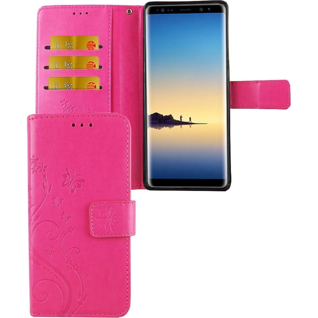 Thumbnail - König Design Hülle Handy Schutz für Samsung Galaxy Note 8 Case Cover Tasche Wallet Etui Neu (Samsung Galaxy Note 8), Sma...
