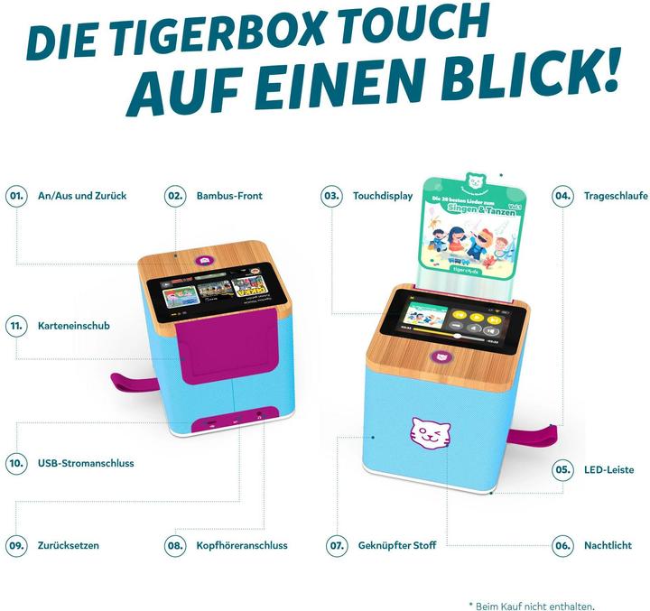 Image du produit Tigermedia tigerbox TOUCH PLUS (Miami Sky) - Swiss-Edition (Suisse-allemand)