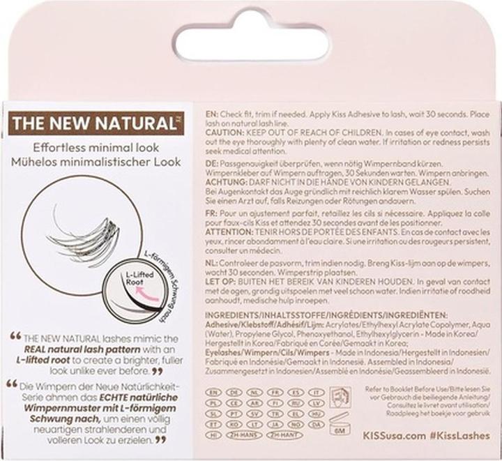 Actual product image KISS Lashes - Ks The New Natural Trio 01 (Artificial eyelashes)
