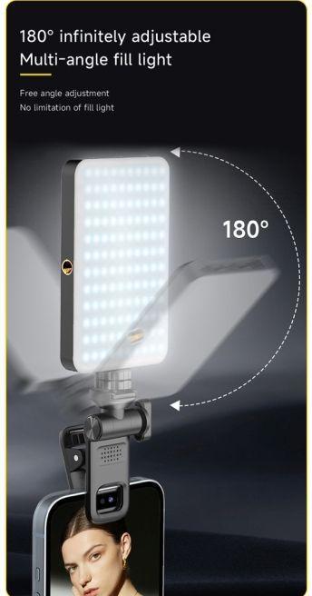Actual product image Old Shark D10s Portables RGB LED Flash Licht mit 129 LEDs (Video light)