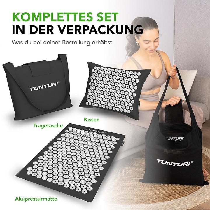 Immagine prodotto Tunturi Akupressurmatte Pro mit Kissen, div.Farben (20 mm)