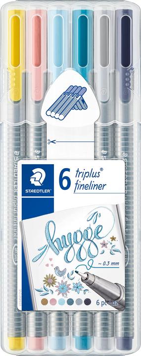 Actual product image Staedtler triplus fineliner 334 triangular fineliner (6x)