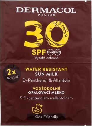 Image du produit Dermacol Water Resistant Sun Milk SPF 30 (Lait solaire résistant à l'eau) 2 x 15 ml (Lait solaire, SPF 30, 30 ml)