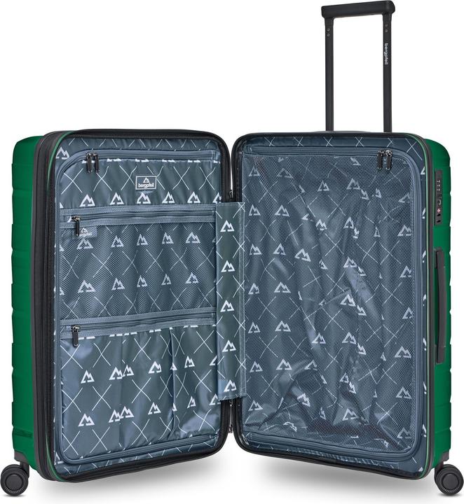 Actual product image Bergpfeil Travel 4-Rollen Trolley M 66 cm mit Dehnfalte (72 l)