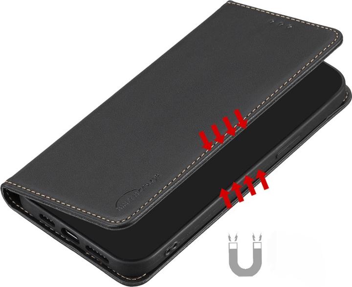 Produktbild Binfen Color Honor Magic6 Lite - BINFEN Flip Case Hülle schwarz (Honor Magic6 Lite)