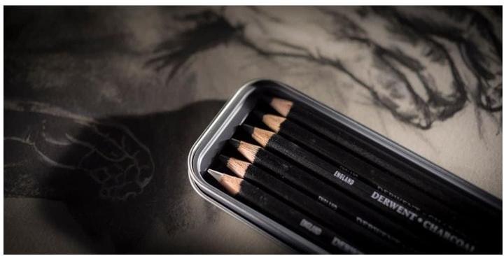 Produktbild Derwent Kohlestifte (6x)