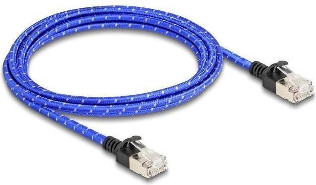 Actual product image Delock RJ45 network cable with braided sheath Cat.6A U/FTP Sl (U/FTP, CAT6a, 2 m)