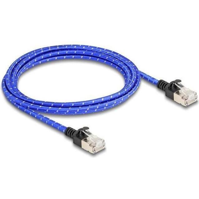 Thumbnail - Delock RJ45 Netzwerkkabel mit Geflechtmantel Cat.6A U/FTP Sl (U/FTP, CAT6a, 2 m), Netzwerkkabel