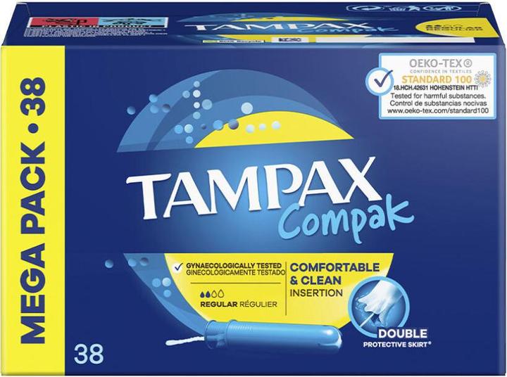 Produktbild Tampax COMPAK tampón regular 38 u (38 x, Normal)