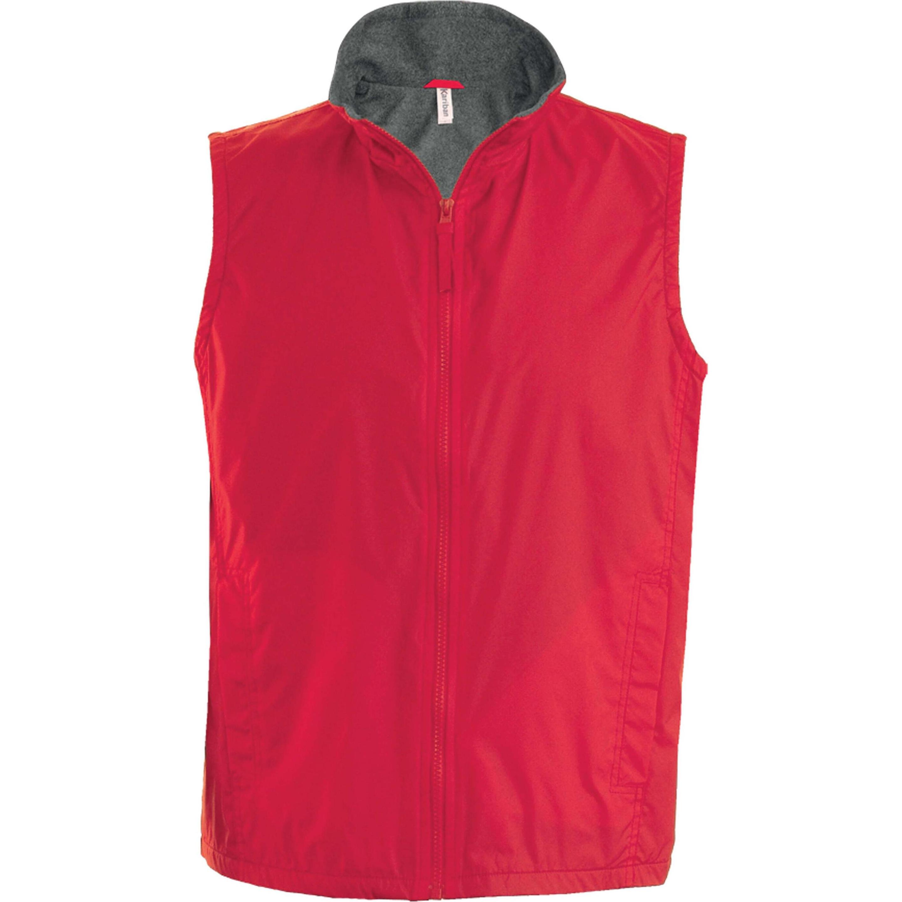 Thumbnail - Kariban, Herren, Weste, weste doublé polaire, Grau, (3XL)