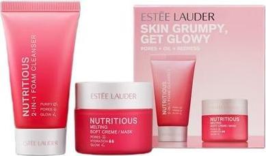 Produktbild Kanna ESTEE LAUDER SET Skin Grumpy, Get Glowy Nutritious pianka do mycia twarzy 30ml + krem do twarzy 15ml (Gesichtspflege set)