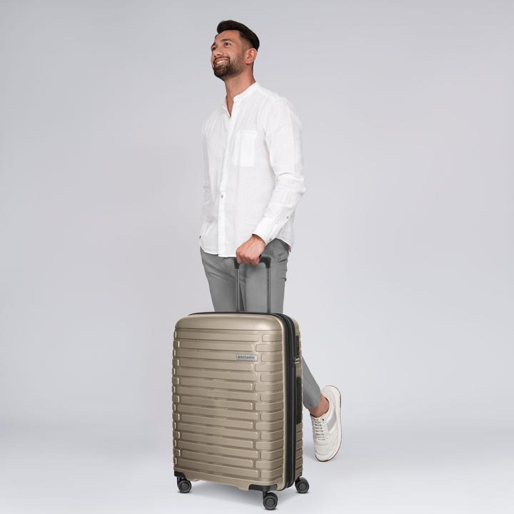Actual product image Pactastic Collection 04 THE MEDIUM + 4-wheel trolley M 66 cm with expansion pleat (67 l)