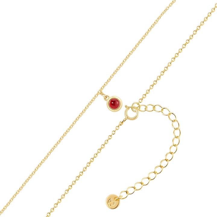 Immagine prodotto Glanzstücke München Catena da donna in argento - 34694 (Argento 925 placcato oro giallo 14 carati, 45 cm)