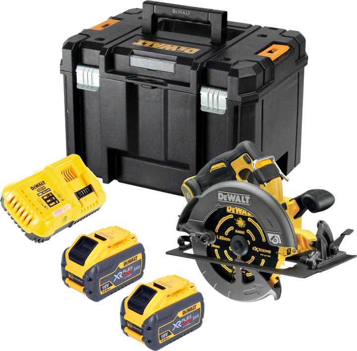 Actual product image DeWalt DCS 578 NT Cordless circular saw 54V XR FlexVolt 190 mm brushless + saw blade + TSTAK -