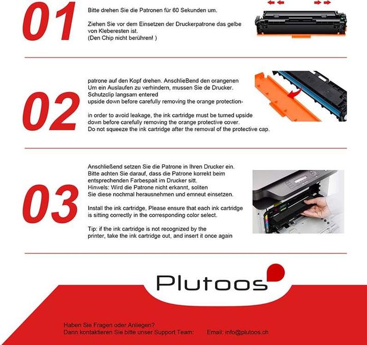 Produktbild Plutoos 220A Black Toner Cartridge Kompatible mit HP W2200A
