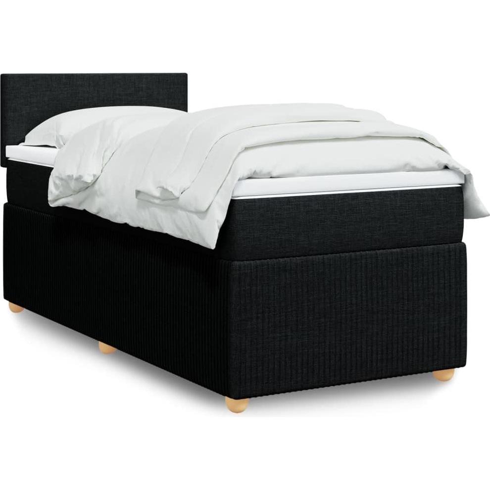 Thumbnail - VidaXL, Bett, Bo x springbett mit Matratze 100 x 200 cm Stoff (100 x 200 cm)