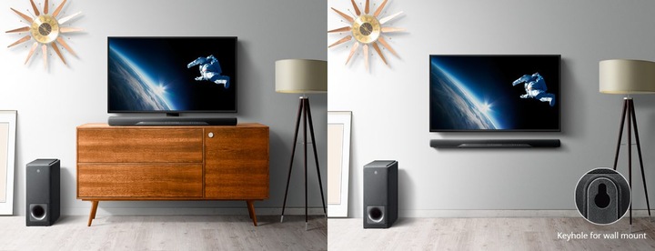 Actual product image Yamaha Yas-207 (200 W, 6.1 Channel)