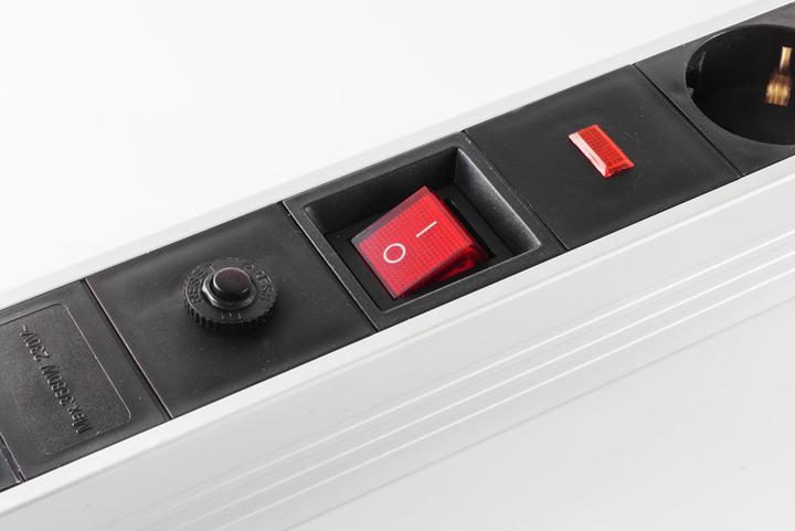 Produktbild Shiverpeaks S/CONN maximum connectivity Alu Steckdosenleiste 6-fach mit Überlast- und Überspannungsschutz (6x, CEE 7/3, 1.50 m)