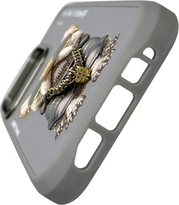 Actual product image Uniq Nimmy case iPhone 16 Pro 6.3" gray Glasses Cool Dog (Apple iPhone 16 Pro)