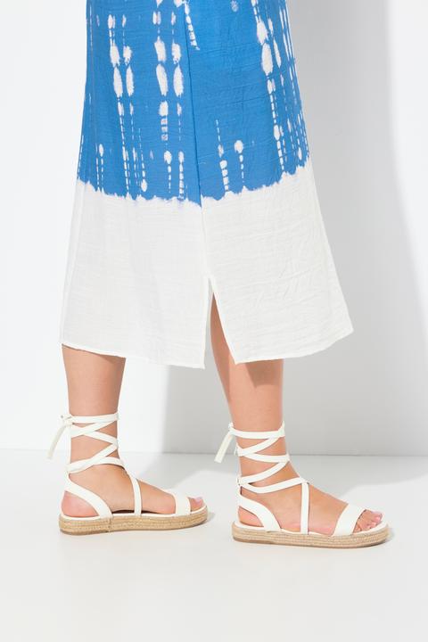 Produktbild Ulla Popken Kaftan, Leinenmix, Batikdruck, V-Ausschnitt, Halbarm (54)