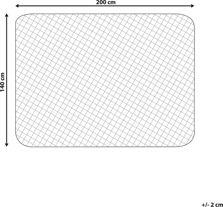 Actual product image Beliani Villuerca (140 x 200 cm)