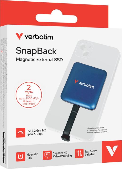 Produktbild Verbatim SnapBack SSD (2 TB)