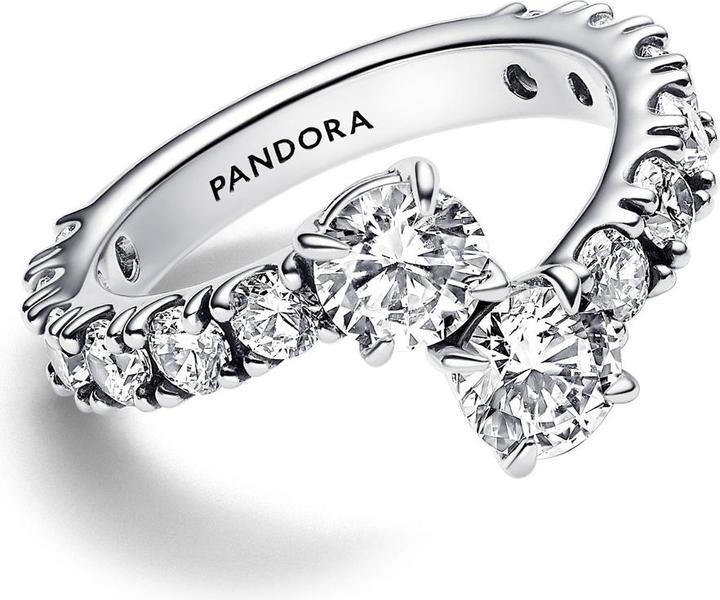 Immagine prodotto Pandora Anello Scintillante a Fascia Sovrapposta (54, 925 Argento)